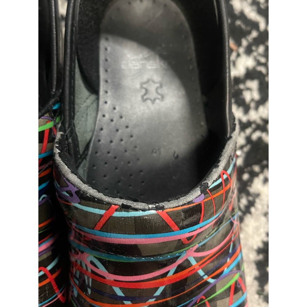 Dansko Professional Women's Clog Streamers Patent Leather Size 41 - Picture 3 of 7